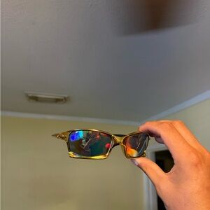 Amber Frame Mirrored Lens Sunglasses Oakleys Oakley